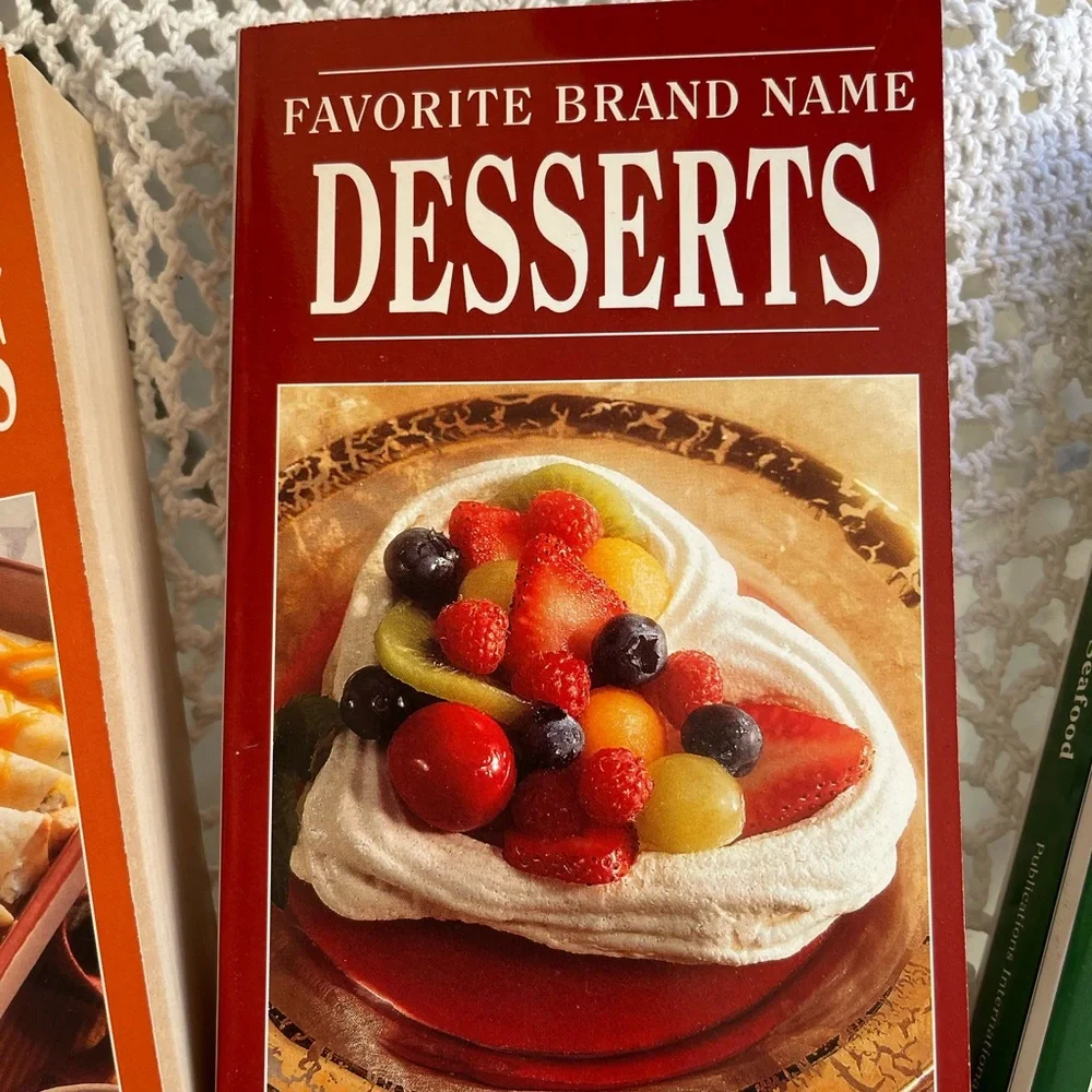 Favorite Brand Name Cookbook Trio - Red, Brown, Green